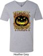Halloween Trick or Treat Mens V-Neck Shirt