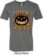 Halloween Trick or Treat Mens V-Neck Shirt