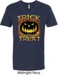 Halloween Trick or Treat Mens V-Neck Shirt