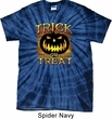 Halloween Trick or Treat Spider Tie Dye Shirt