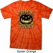 Halloween Trick or Treat Spider Tie Dye Shirt