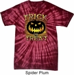Halloween Trick or Treat Spider Tie Dye Shirt