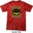 Halloween Trick or Treat Spider Tie Dye Shirt