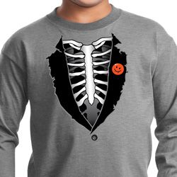 Halloween Tuxedo Kids Long Sleeve