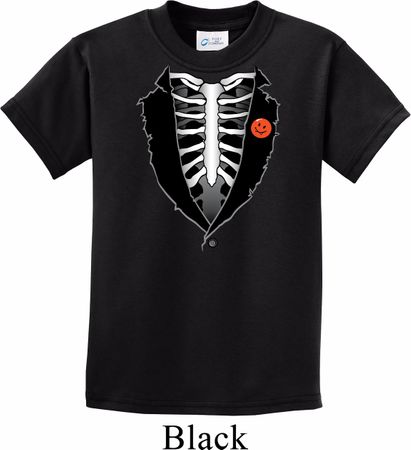 Halloween Tuxedo Kids T-shirt