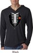 Halloween Tuxedo Mens Lightweight Hoodie Tee