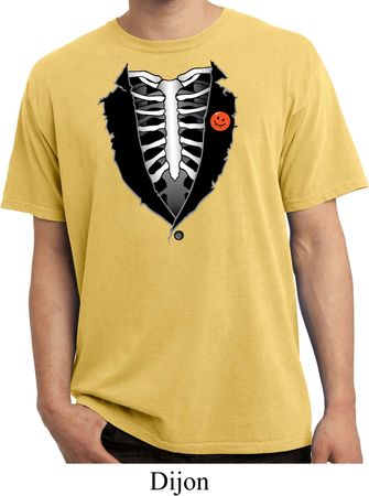 Halloween Tuxedo Mens Pigment Dyed T-shirt
