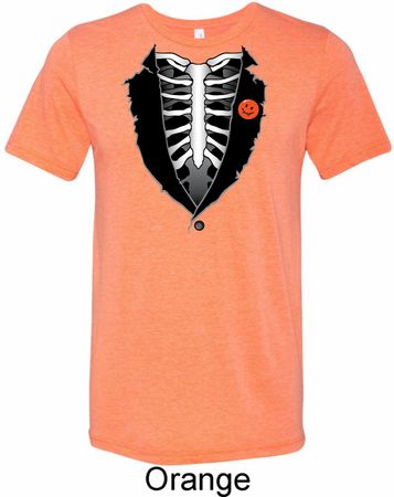 Halloween Tuxedo Mens Tri Blend Tee