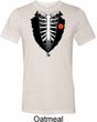 Halloween Tuxedo Mens Tri Blend Tee