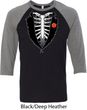 Halloween Tuxedo Raglan Shirt