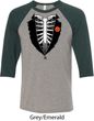 Halloween Tuxedo Raglan Shirt