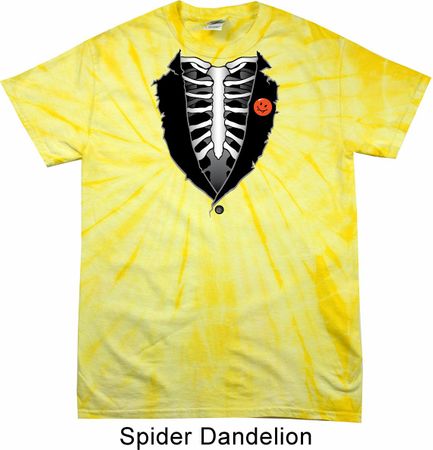 Halloween Tuxedo Tie Dye T-shirt
