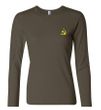 Hammer and Sickle Shirt Ladies Long Sleeve Shirt Pocket Print