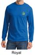 Hammer and Sickle Shirt Yellow Logo Pocket Print Long Sleeve Shirt