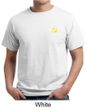 Hammer and Sickle Shirt Yellow Logo Pocket Print Organic Tee
