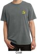 Hammer and Sickle Shirt Yellow Logo Pocket Print Pigment Dyed Tee