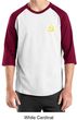 Hammer and Sickle Shirt Yellow Logo Pocket Print Raglan Shirt