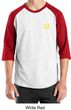 Hammer and Sickle Shirt Yellow Logo Pocket Print Raglan Shirt