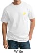 Hammer and Sickle Shirt Yellow Logo Pocket Print Tall Tee