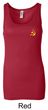 Hammer and Sickle Tank Top Ladies Longer Length Tanktop Pocket Print