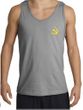 Hammer and Sickle Tank Top Yellow Logo Pocket Print Tanktop