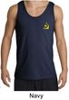 Hammer and Sickle Tank Top Yellow Logo Pocket Print Tanktop