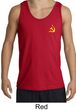Hammer and Sickle Tank Top Yellow Logo Pocket Print Tanktop