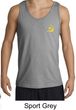 Hammer and Sickle Tank Top Yellow Logo Pocket Print Tanktop