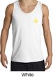 Hammer and Sickle Tank Top Yellow Logo Pocket Print Tanktop