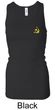 Hammer Sickle Tanktop Ladies Longer Length Racerback Tank Pocket Print