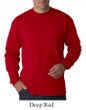 Hanes Beefy Shirt Long Sleeve Cotton Tee T-Shirt