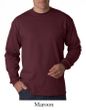Hanes Beefy Shirt Long Sleeve Cotton Tee T-Shirt