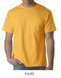 Hanes 5190P Beefy Shirt With Pocket Cotton Tee T-Shirt