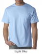 Hanes 5190P Beefy Shirt With Pocket Cotton Tee T-Shirt