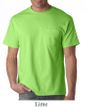 Hanes 5190P Beefy Shirt With Pocket Cotton Tee T-Shirt