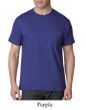 Hanes 5190P Beefy Shirt With Pocket Cotton Tee T-Shirt