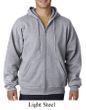 Hanes Full Zip Hoodie Sweatshirt EcoSmart Hooded Sweat Shirt
