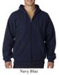 Hanes Full Zip Hoodie Sweatshirt EcoSmart Hooded Sweat Shirt