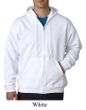 Hanes Full Zip Hoodie Sweatshirt EcoSmart Hooded Sweat Shirt