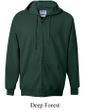 Hanes Full Zip Hoodie Sweatshirt Ultimate Cotton Hoody Sweat Shirt