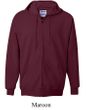 Hanes Full Zip Hoodie Sweatshirt Ultimate Cotton Hoody Sweat Shirt