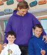 Hanes ComfortBlend EcoSmart Pullover Hoodie - White, Size 3XL, Unisex Cotton-Polyester Fleece