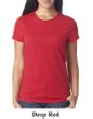 Hanes Ladies Shirt 100% Ring Spun Cotton Tee T-Shirt