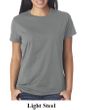 Hanes Ladies Shirt 100% Ring Spun Cotton Tee T-Shirt