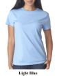 Hanes Ladies Shirt 100% Ring Spun Cotton Tee T-Shirt