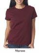 Hanes Ladies Shirt 100% Ring Spun Cotton Tee T-Shirt