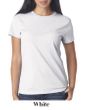 Hanes Ladies Shirt 100% Ring Spun Cotton Tee T-Shirt