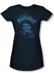 Happy Days Juniors Shirt Don't be a Potsie Navy Tee Shirt