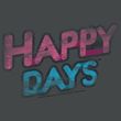Happy Days T-shirt - Distressed Adult Athletic Heather Shirt