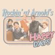 Happy Days T-shirt - Rockin' at Arnolds Adult Cream Tee